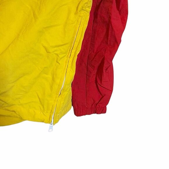 Tommy Hilfiger Colorblock Half-Zip Hooded Windbreaker Jacket Multicolor Large - Picture 8 of 12